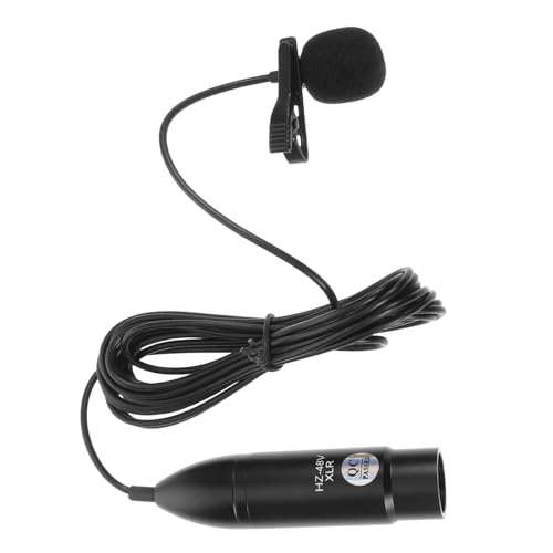 LRXIYODE Xlr Drei Pin Lavalier Mikrofon Professionelles Ansteckmikrofon für Reden Aufnahme Livestreams mit Robustem Design und Kabel LRXIYODE Xlr Drei Pin Lavalier Mikrofon Professionelles Ansteckmikrofon für Reden Aufnahme Livestreams mit Robustem Design und Kabel von LRXIYODE
