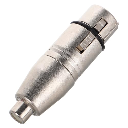 LRXIYODE Xlr zu Rca Adapter Pin Xlr Rca Buchse Audio Coupler für Mixer Recorder und Benutzerfreundlich und Leicht Kompatibilität für Audio Equipment von LRXIYODE