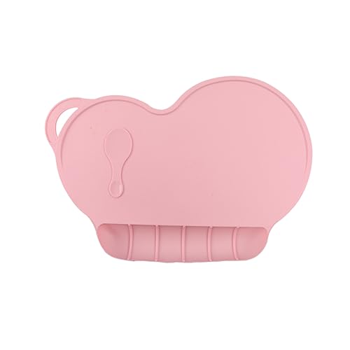LRXIYODE wasserdichte Tischmatte tragbar Essen Unterlage Tischsets für den Tisch Platzdeckchen für Matten Anti-Rutsch-Pad -Essmatte Silikon -Placemat Rosa Zufällige Farbe von LRXIYODE