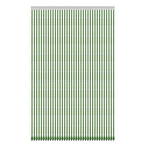 LRYELWA Türvorhang Perlenvorhang als Dekoration & Insektenschutz Bambusvorhang Tür Hängend Raumteiler Vorhänge für Fenster,Zimmer,Grün,Mit Zubehör,Individuell anpassbar (100cm x 240cm 67 Stränge) LRYELWA Türvorhang Perlenvorhang als Dekoration & Insektenschutz Bambusvorhang Tür Hängend Raumteiler Vorhänge für Fenster,Zimmer,Grün,Mit Zubehör,Individuell anpassbar (100cm x 240cm 67 Stränge) von LRYELWA