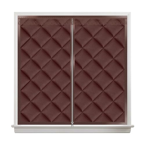 LRYELWA Wärmeschutzvorhang Fenster Isolierter Türvorhang Winter Kälteschutz Thermovorhang,Isolier Schutz Vorhang,Wasserdicht,Winddicht,für Küche,Wohnzimmer,Balkon,Selbstklebende (150cm x 120cm,Braun) LRYELWA Wärmeschutzvorhang Fenster Isolierter Türvorhang Winter Kälteschutz Thermovorhang,Isolier Schutz Vorhang,Wasserdicht,Winddicht,für Küche,Wohnzimmer,Balkon,Selbstklebende (150cm x 120cm,Braun) von LRYELWA