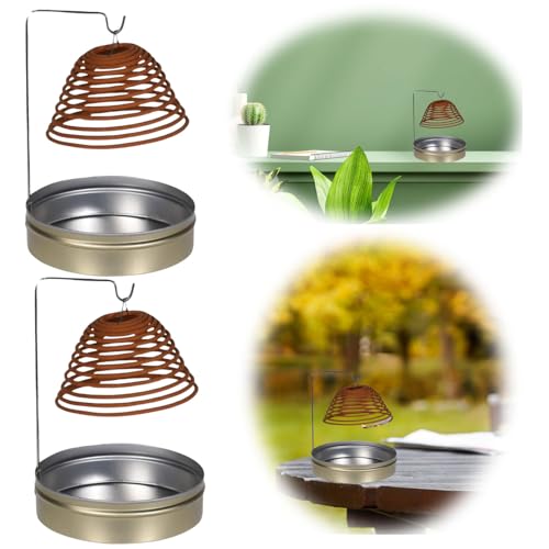 LS-LebenStil 2x3 Räucherspirale Citronella - hängend mit Halterung - Insektenschutz Mückenschutz - Mückenkreisel mit Zitronenduft - Mücken-Spirale - Räucherspiralenhalter Camping, Terrasse LS-LebenStil 2x3 Räucherspirale Citronella - hängend mit Halterung - Insektenschutz Mückenschutz - Mückenkreisel mit Zitronenduft - Mücken-Spirale - Räucherspiralenhalter Camping, Terrasse von LS-LebenStil