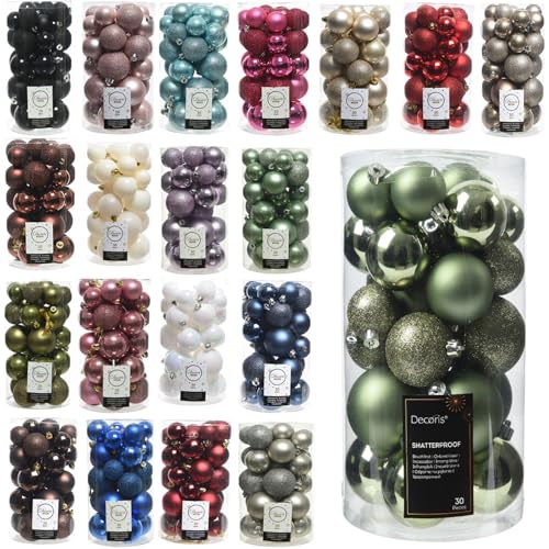 LS-LebenStil 30 Weihnachtskugel Grün - Rosmarin 4cm 5cm 6cm Christbaumkugeln Baumkugel Deko-Kugel Kunststoff bruchsicher bruchfest Weihnachtsdeko LS-LebenStil 30 Weihnachtskugel Grün - Rosmarin 4cm 5cm 6cm Christbaumkugeln Baumkugel Deko-Kugel Kunststoff bruchsicher bruchfest Weihnachtsdeko von LS-LebenStil