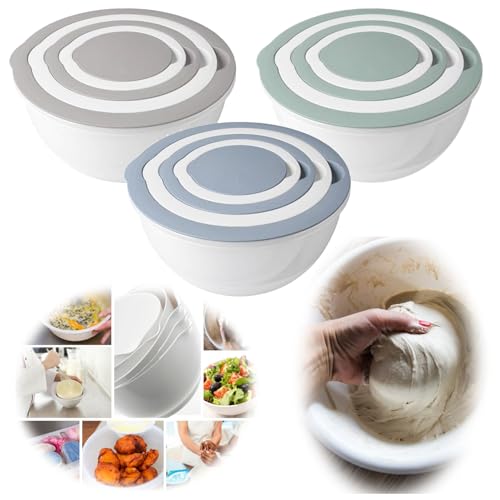 LS-LebenStil 5-fach Rührschüssel Set 0,4-4,4L Rund stapelbar mit Deckel Küche Salatschüssel Frischhaltedose LS-LebenStil 5-fach Rührschüssel Set 0,4-4,4L Rund stapelbar mit Deckel Küche Salatschüssel Frischhaltedose von LS-LebenStil