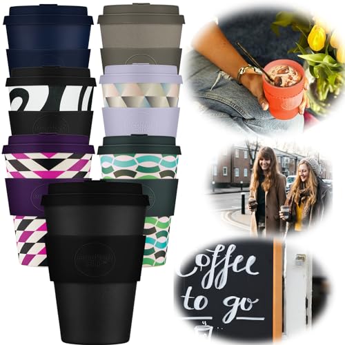 LS-LebenStil Ecoffee Cup Kerr Napier Schwarz Black 400ml PLA Premium Coffee to Go Becher Wiederverwendbar LS-LebenStil Ecoffee Cup Kerr Napier Schwarz Black 400ml PLA Premium Coffee to Go Becher Wiederverwendbar von LS-LebenStil