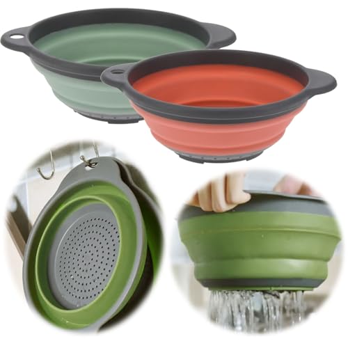 LS-LebenStil Flexibles Küchensieb 23x9cm Camping faltbar mit Griff Sieb Abtropfsieb Nudelsieb Küchensieb Seiher TRT Kunststoff Silikon Obst Gemüse Pasta Nudeln LS-LebenStil Flexibles Küchensieb 23x9cm Camping faltbar mit Griff Sieb Abtropfsieb Nudelsieb Küchensieb Seiher TRT Kunststoff Silikon Obst Gemüse Pasta Nudeln von LS-LebenStil