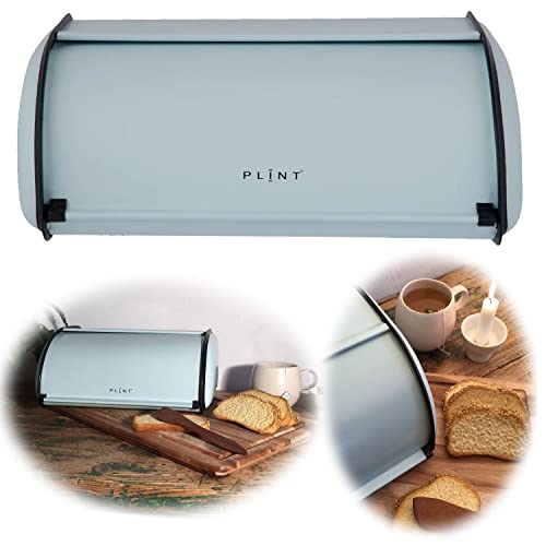 LS-LebenStil Vintage Brotkasten Ice Blau 34cm Metall Retro Brotbox mit Roll-Deckel Aufbewahrungskorb Lüftungslöcher Aufbewahrungsbox Nostalgie Brotkorb zum Frischhalten LS-LebenStil Vintage Brotkasten Ice Blau 34cm Metall Retro Brotbox mit Roll-Deckel Aufbewahrungskorb Lüftungslöcher Aufbewahrungsbox Nostalgie Brotkorb zum Frischhalten von LS-LebenStil