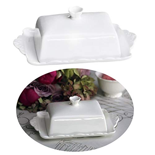 LS-LebenStil Vintage Butterdose Paris 19x12cm Keramik 2tlg. mit Deckel 1 Stück 250g Butter Butterglocke Butterschale Butter Aufbewahrung Buttertopf Kühlschrank Frühstück LS-LebenStil Vintage Butterdose Paris 19x12cm Keramik 2tlg. mit Deckel 1 Stück 250g Butter Butterglocke Butterschale Butter Aufbewahrung Buttertopf Kühlschrank Frühstück von LS-LebenStil