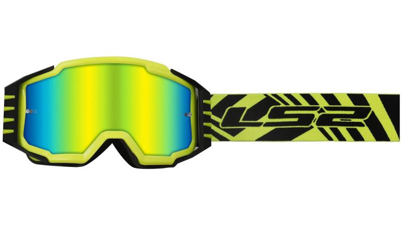 LS2 Crossbrille Charger Pro – Neongelb/Iridium von LS2
