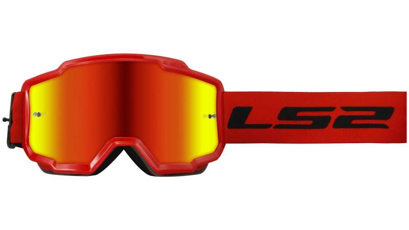 LS2 Crossbrille Charger – Rot/Iridium LS2 Crossbrille Charger – Rot/Iridium von LS2