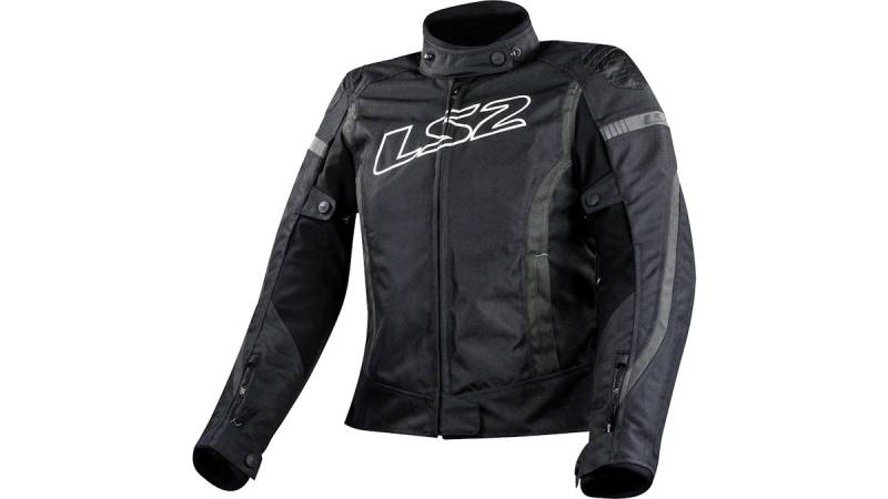 LS2 Gate Jacke Schwarz / Grau Damen Gr.3xl von LS2