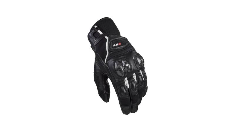 LS2 Handschuh Spark II – Schwarz/Weiß von LS2