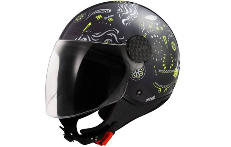 LS2 Helm OF558 Sphere Lux II S Schwarz / Neongelb Lux Maxca von LS2
