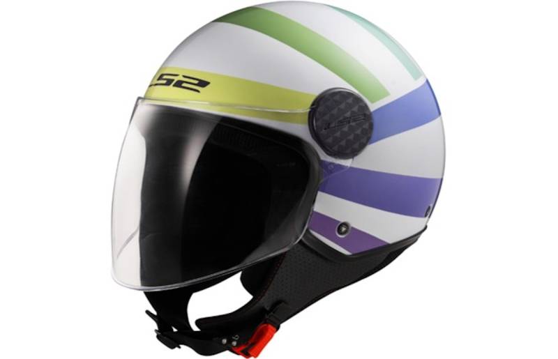 LS2 Helm OF558 Sphere Lux II S Weiß / Bunt Swirl von LS2