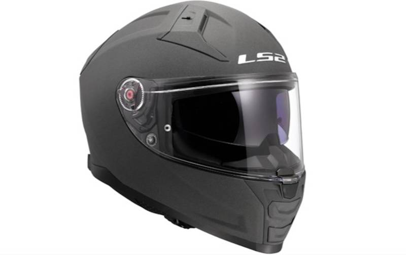 LS2 Integralhelm FF811 Vector II Carbon 3XL Grau matt Solid von LS2