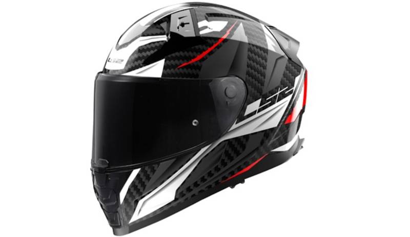 LS2 Integralhelm FF811 Vector II Carbon XXL Weiß / Grau / Rot Savage LS2 Integralhelm FF811 Vector II Carbon XXL Weiß / Grau / Rot Savage von LS2