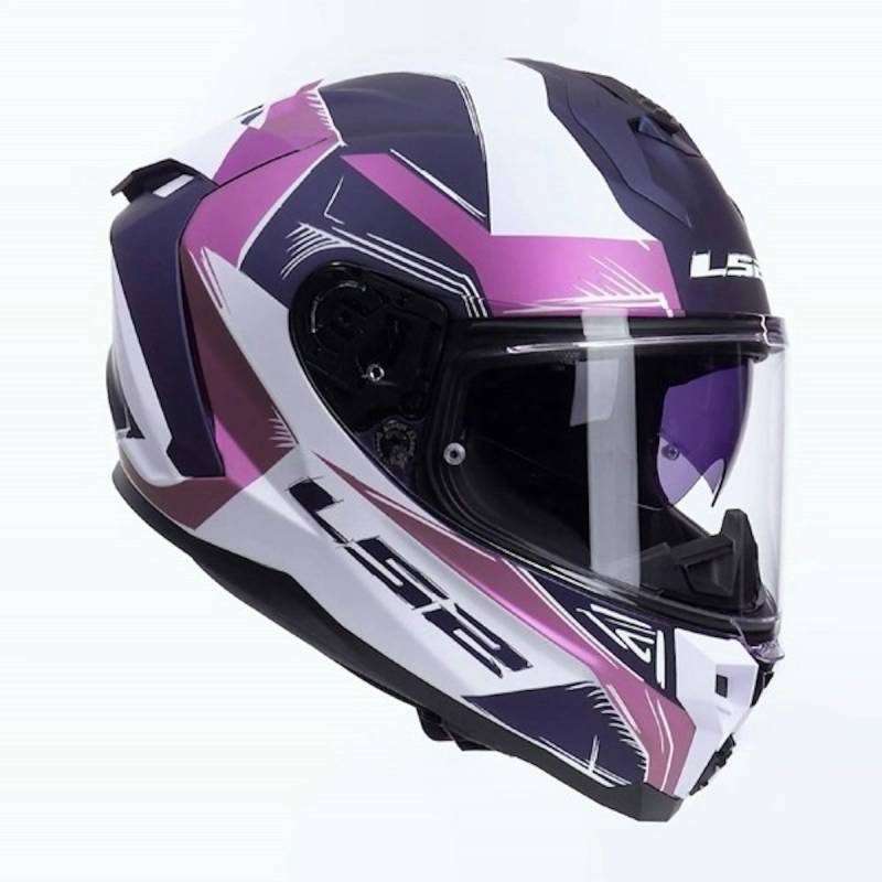 LS2 Integralhelm FF817 Challenger II Flaman Grau Weiß Rosa L LS2 Integralhelm FF817 Challenger II Flaman Grau Weiß Rosa L von LS2