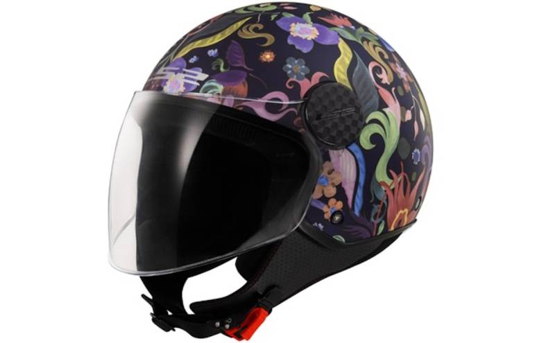 LS2 Jethelm OF558 Sphere-Lux M Blau / Bunt Matt Bloom LS2 Jethelm OF558 Sphere-Lux M Blau / Bunt Matt Bloom von LS2