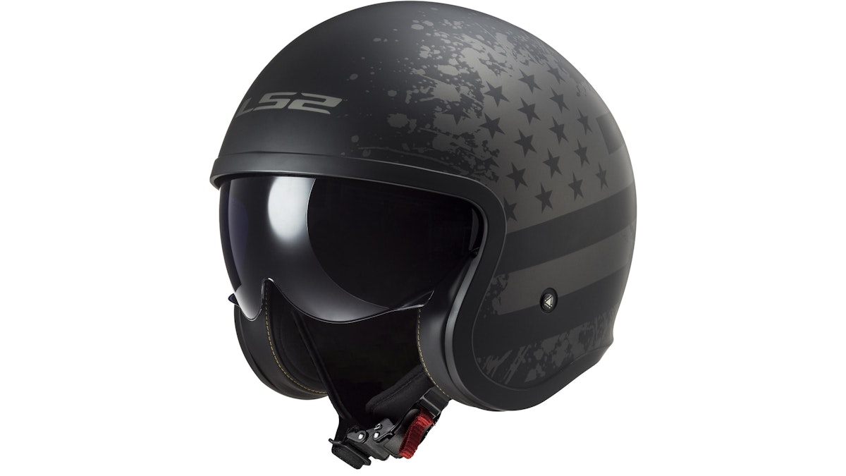 LS2 Jethelm OF599 Spitfire II Flag - Größe XXL von LS2