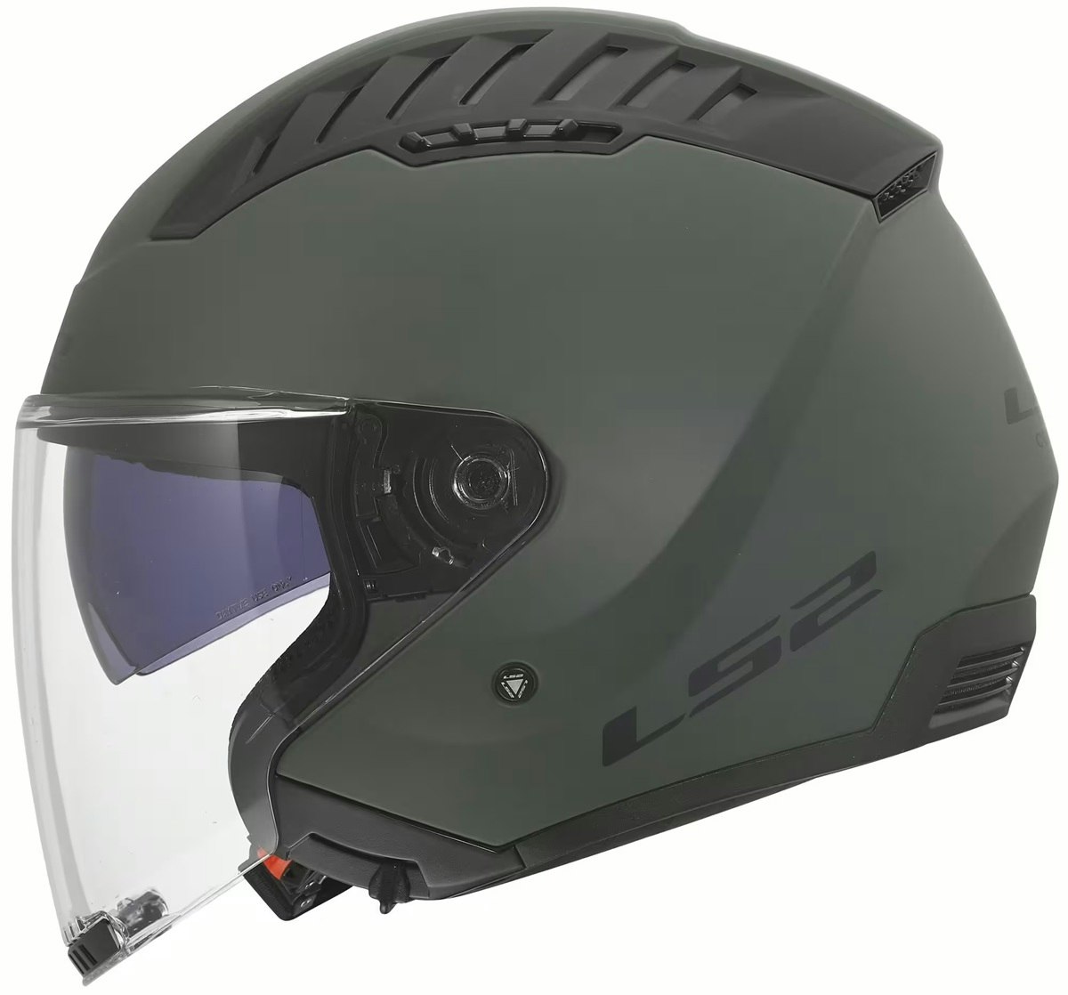 LS2 Jethelm OF600 Copter II Solid MilitärGrün Matt XL von LS2