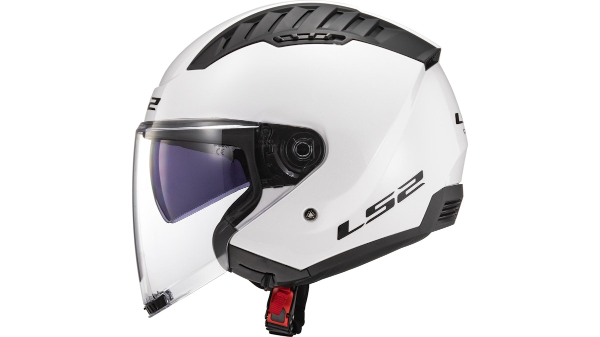 LS2 Jethelm OF600 Copter II Solid S Weiß von LS2