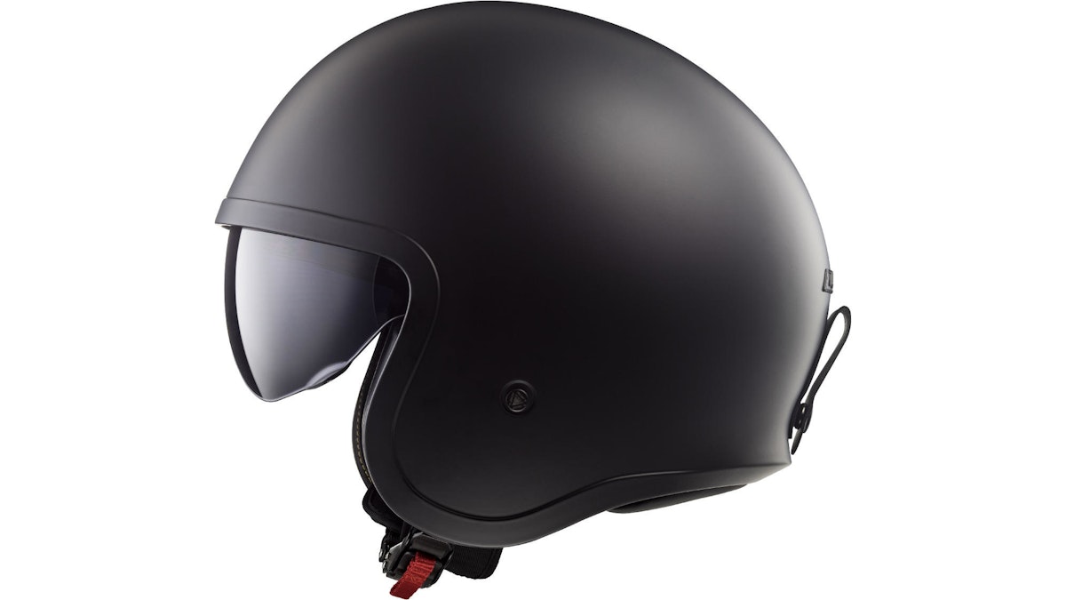 LS2 Jethelm OF601 SPITFIRE verschiedene Farben und Größen  XL Schwarz matt von LS2