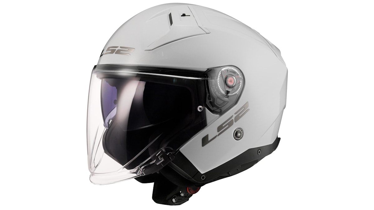 LS2 Jethelm OF603 INFINITY II Solid L Weiß von LS2