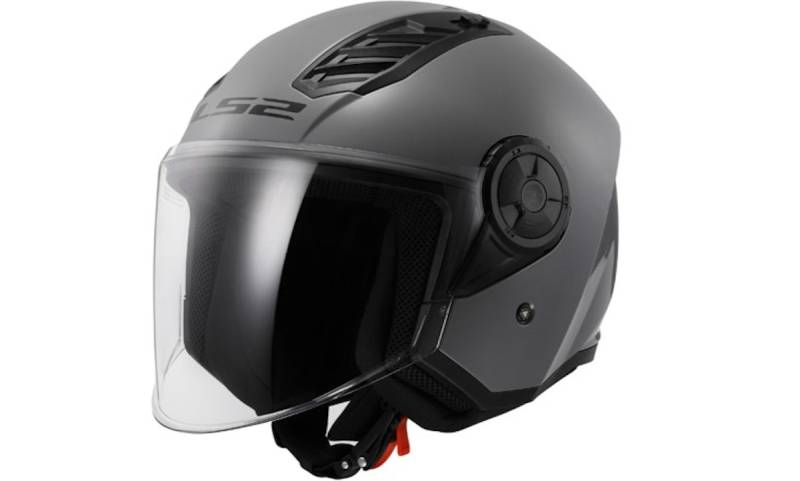 LS2 Jethelm OF616 Airflow II L Grau Solid von LS2