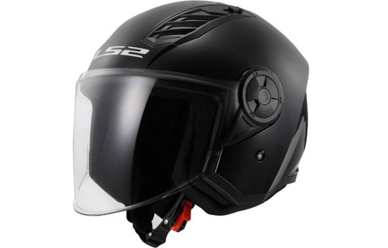 LS2 Jethelm OF616 Airflow II XXL Schwarz Solid von LS2