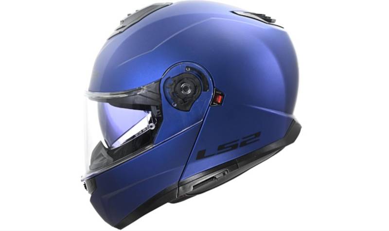 LS2 Klapphelm FF908 Strobe II L Blau Matt Solid von LS2