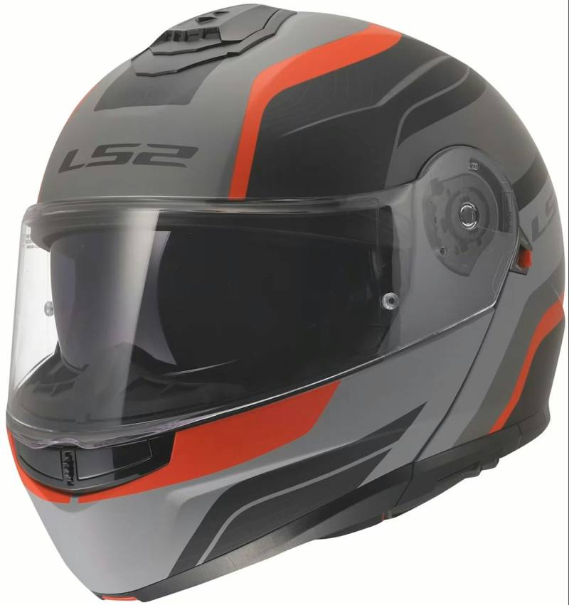 LS2 Klapphelm FF908 Strobe II Monza Schwarz Grau Rot XL LS2 Klapphelm FF908 Strobe II Monza Schwarz Grau Rot XL von LS2