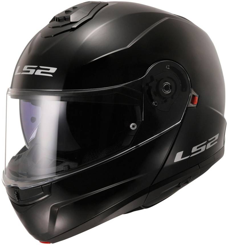 LS2 Klapphelm FF908 Strobe II Solid, schwarz, m von LS2