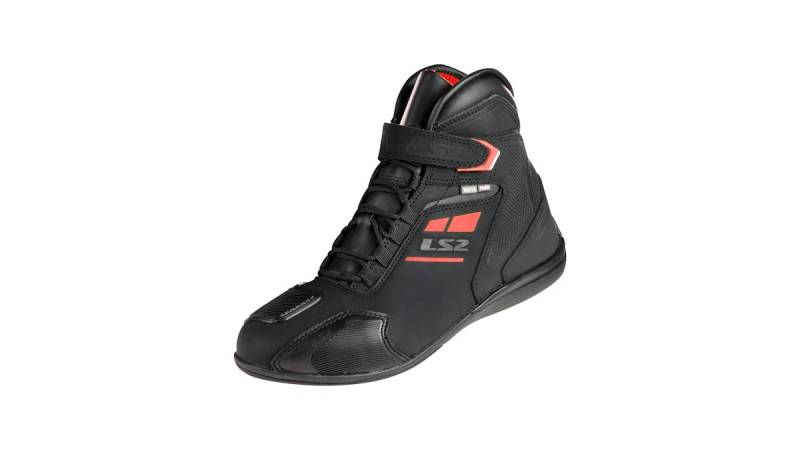 LS2 Stiefel Garra Lady WP Black Red Gr. 39 von LS2