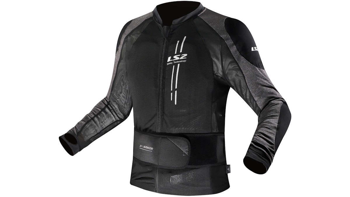 LS2 X-Armor Jacke Schwarz / Silber Herren Gr.xl LS2 X-Armor Jacke Schwarz / Silber Herren Gr.xl von LS2