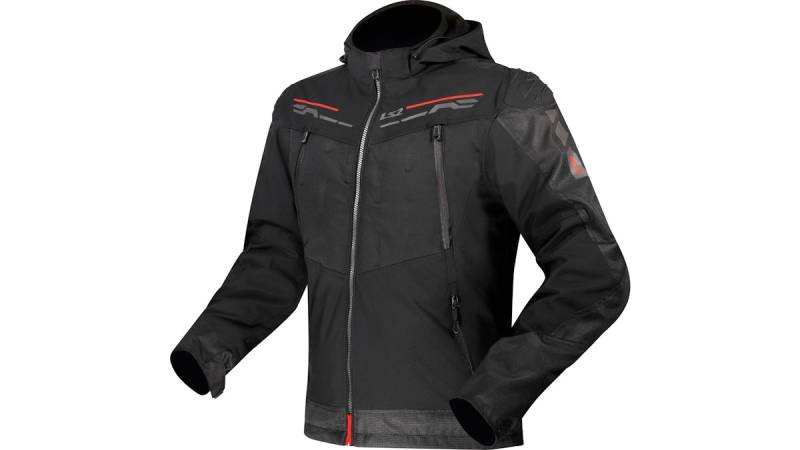 LS2 Zirconium Jacke Schwarz / Rot Herren Gr.l LS2 Zirconium Jacke Schwarz / Rot Herren Gr.l von LS2
