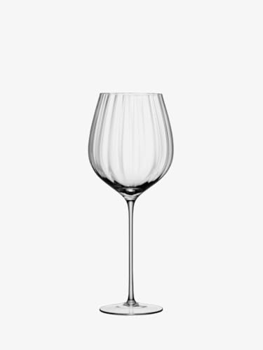 LSA International Aurelia Rotweinglas 660ml Klare Optik x 4 von LSA