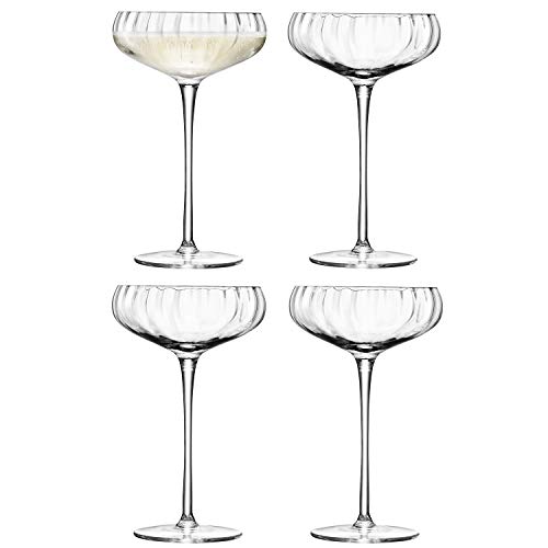 LSA International Aurelia Sektschalen 300ml Klare Optik x 4 von LSA