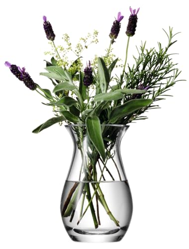 LSA Flower Kleine Bouquet Vase, Höhe 17,5 cm, Klar von LSA International
