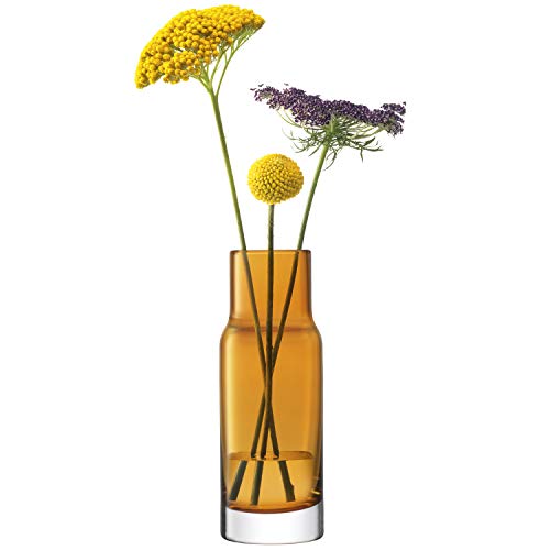 LSA Utility Vase H19cm Bernstein, Amber/Orange von LSA International