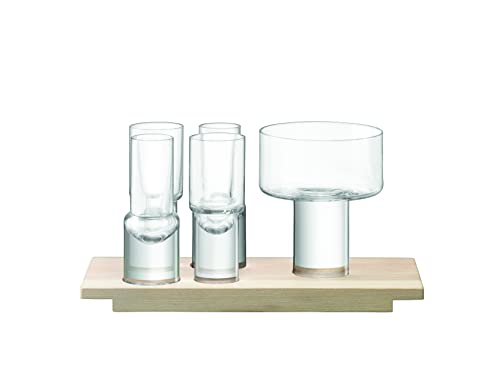 LSA Vodka Servier Set L27cm Klar/Esche * von LSA International