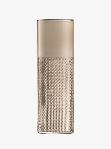 LSA International Wicker Vase H40cm Taupe von LSA