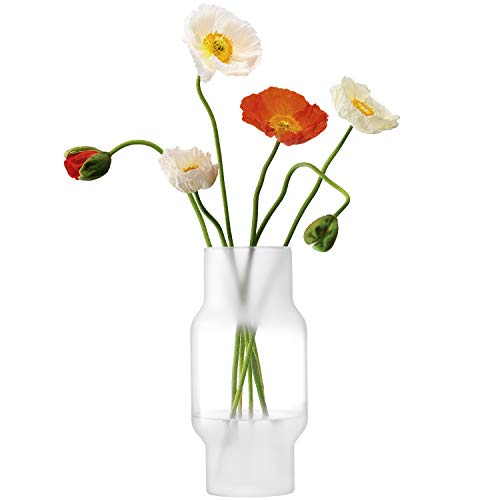 LSA Mist Vase H30cm Teil Gefrost, White von LSA International