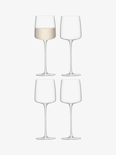 LSA Metropolitan Weinglas, 350 ml, transparent, 4 Stück, spülmaschinenfest, MW02 von LSA International