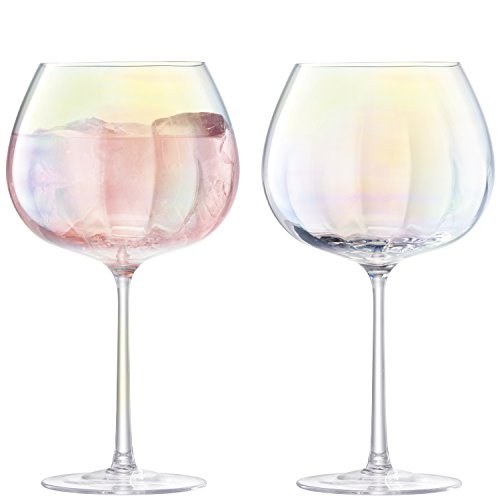 LSA Ballon-Kelch, 650 ml, Perlmutt, 2 Stück, glas, Mother of Pearl, (1er Pack), 2 von LSA International