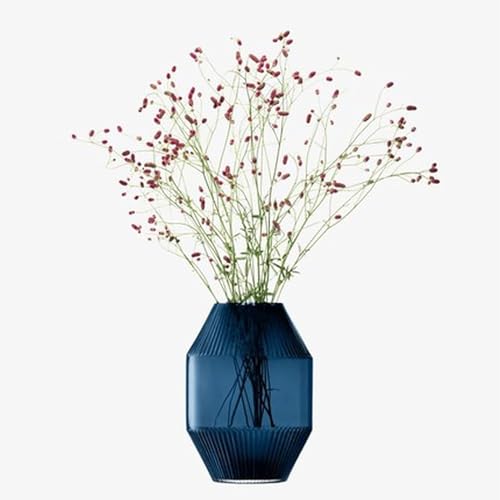 LSA Rotunde Vase H37cm Saphir | 1 Einheit | mundgeblasenes & handgefertigtes Glas | RT12 von LSA International