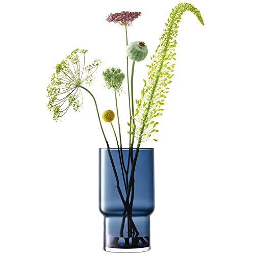 LSA Utility Vase/Sturmlaterne H30cm Saphirblau von LSA International