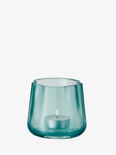 Lagoon LG11 Teelichthalter/Vase, Höhe 8 cm, Meeresgrün, 1 Stück von LSA International