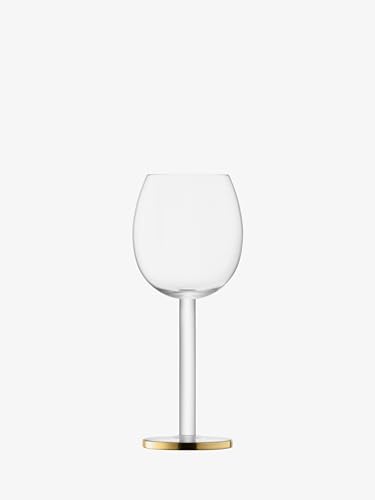 LSA Luca Weinglas, 300 ml, goldfarben, 2 Stück, mundgeblasenes und handgefertigtes Glas | LC02 von LSA International