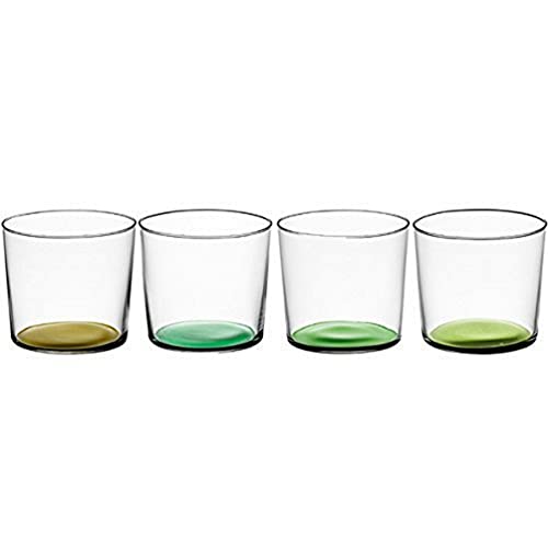 LSA Coro Becher 310ml Leaf Farben x 4, Green von LSA International