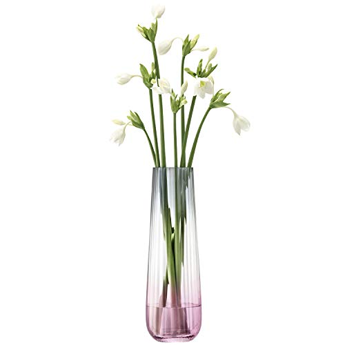 LSA International Dusk Vase H36cm Rosa/Grau von LSA